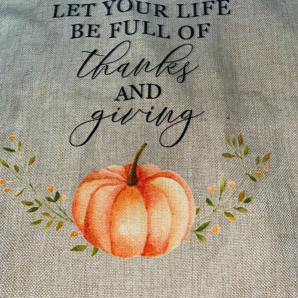 Home Decor Canvas Fall Square Throw Pillow Cover Sham
